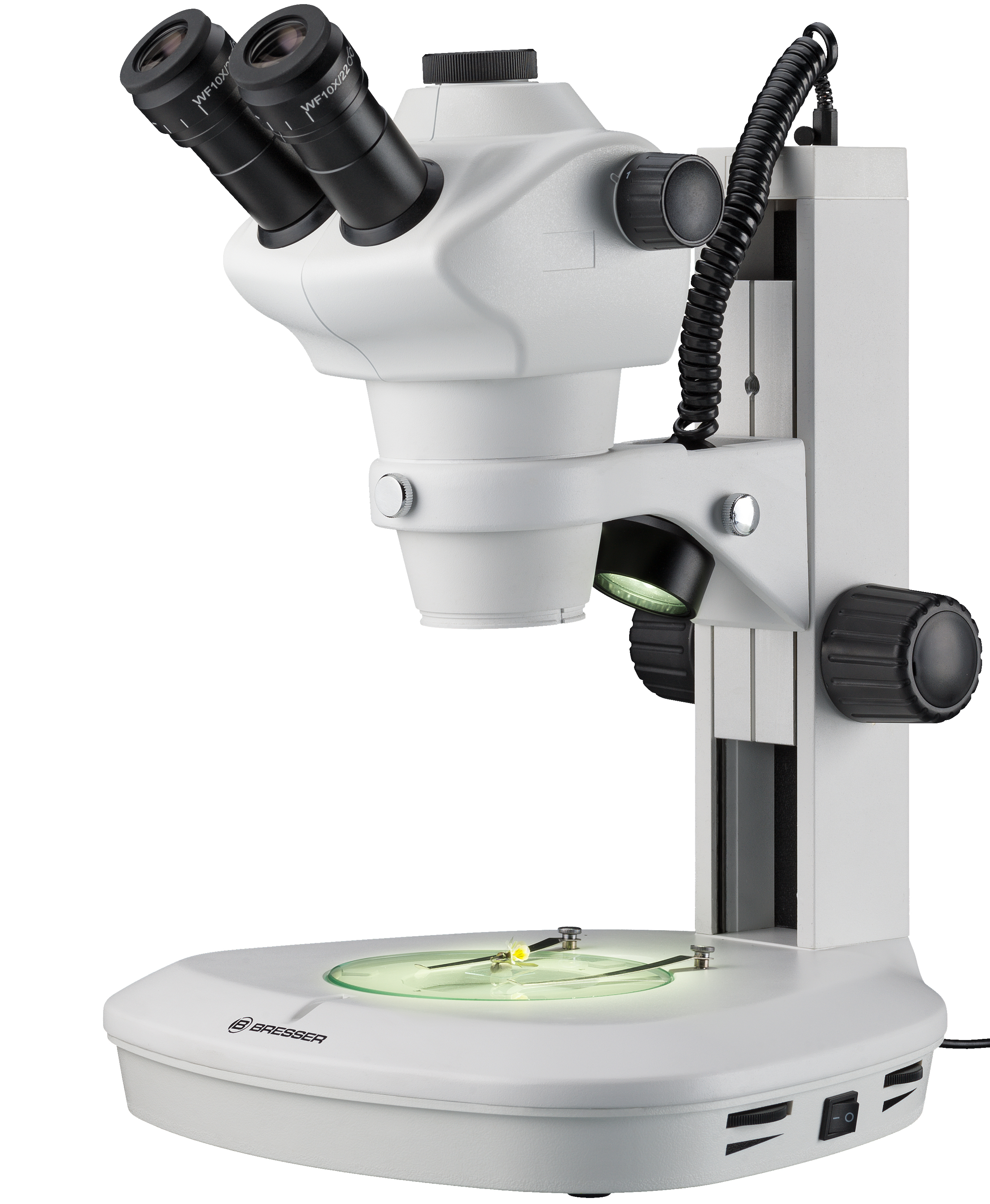 photo Binocular zoom microscope