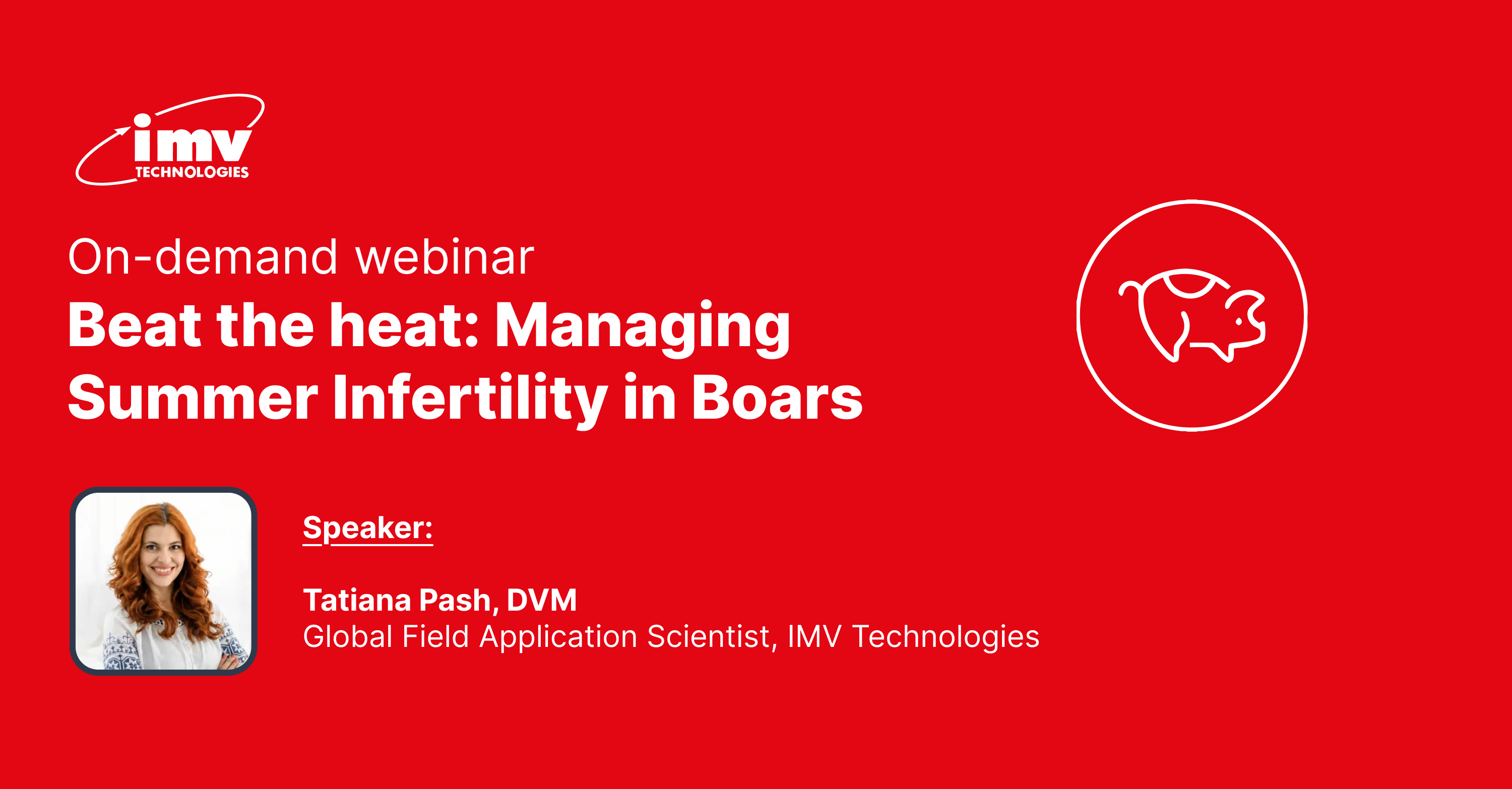 Webinar. Discover IVOS PRO, our new CASA System.
