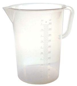 Graduated jug - 3 liters of plastic