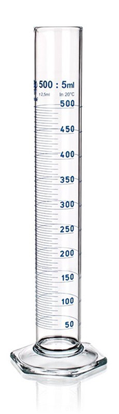 photo 500 mL Pyrex graduated cylinder