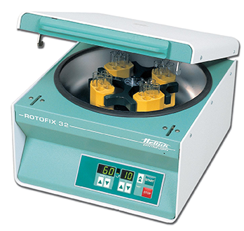 photo Centrifuge with swinging holders