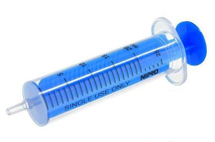 photo Sterilized 20 mL syringe