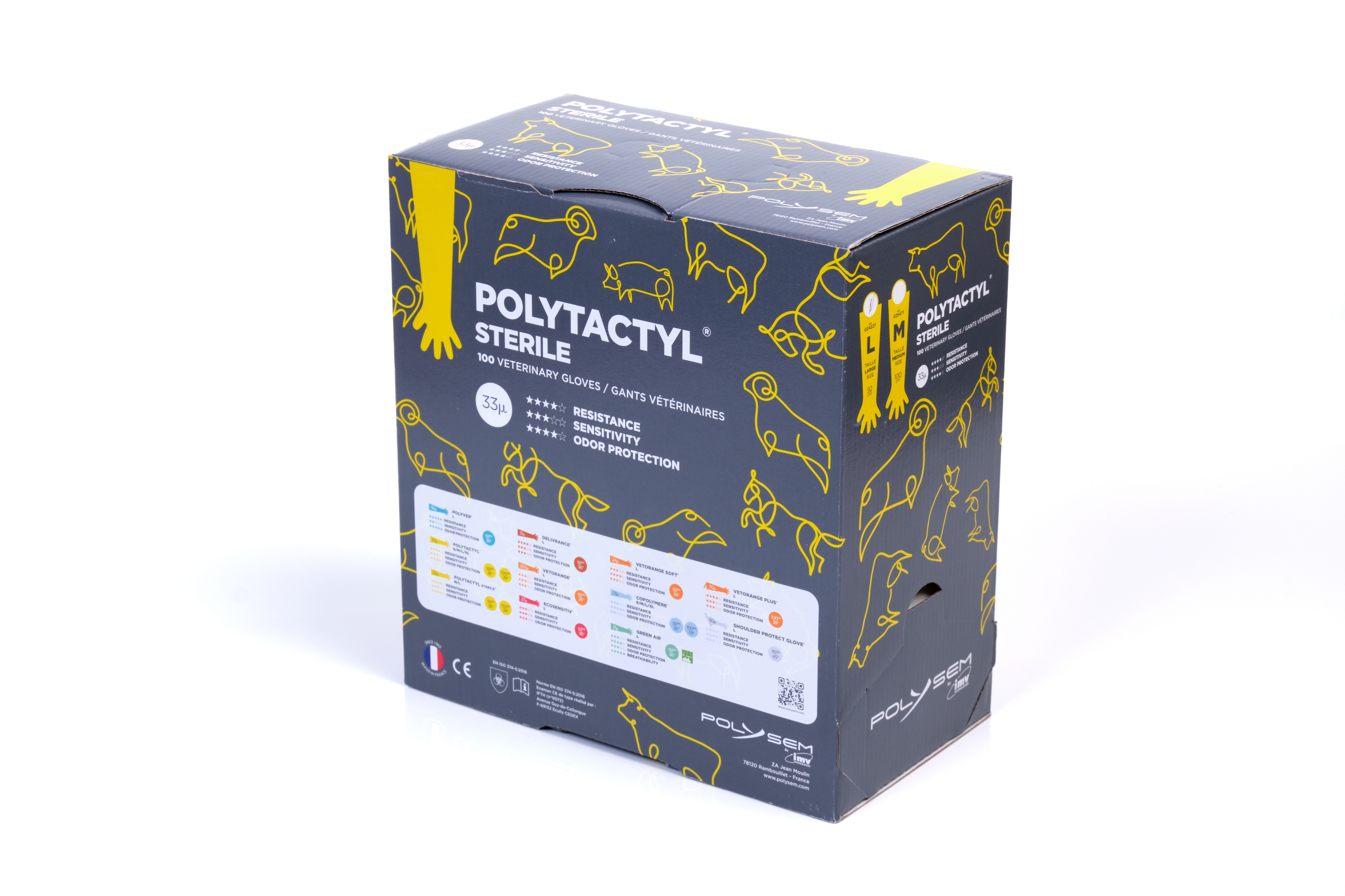 Sterile Polytactyl glove